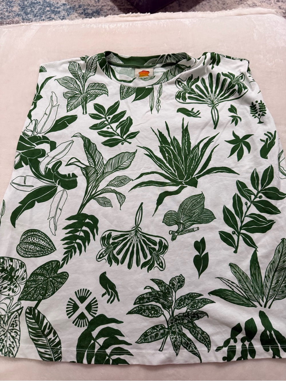 FARM RIO Multi Forest Soul Mix Cotton T-Shirt Size Large D68